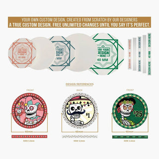 Customisable Poker Chips- Ceramic, 40/43/45/50mm - Acesfull QA