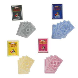 Modiano Texas Limited Edition Playing Cards - Pack of 10, Multi Color - Acesfull QA