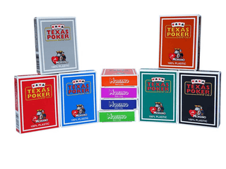 Modiano Texas Playing Cards - Pack of 10, Multi Colors - Acesfull QA
