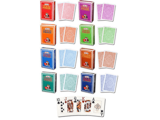 Modiano Texas Playing Cards - Pack of 10, Multi Colors - Acesfull QA